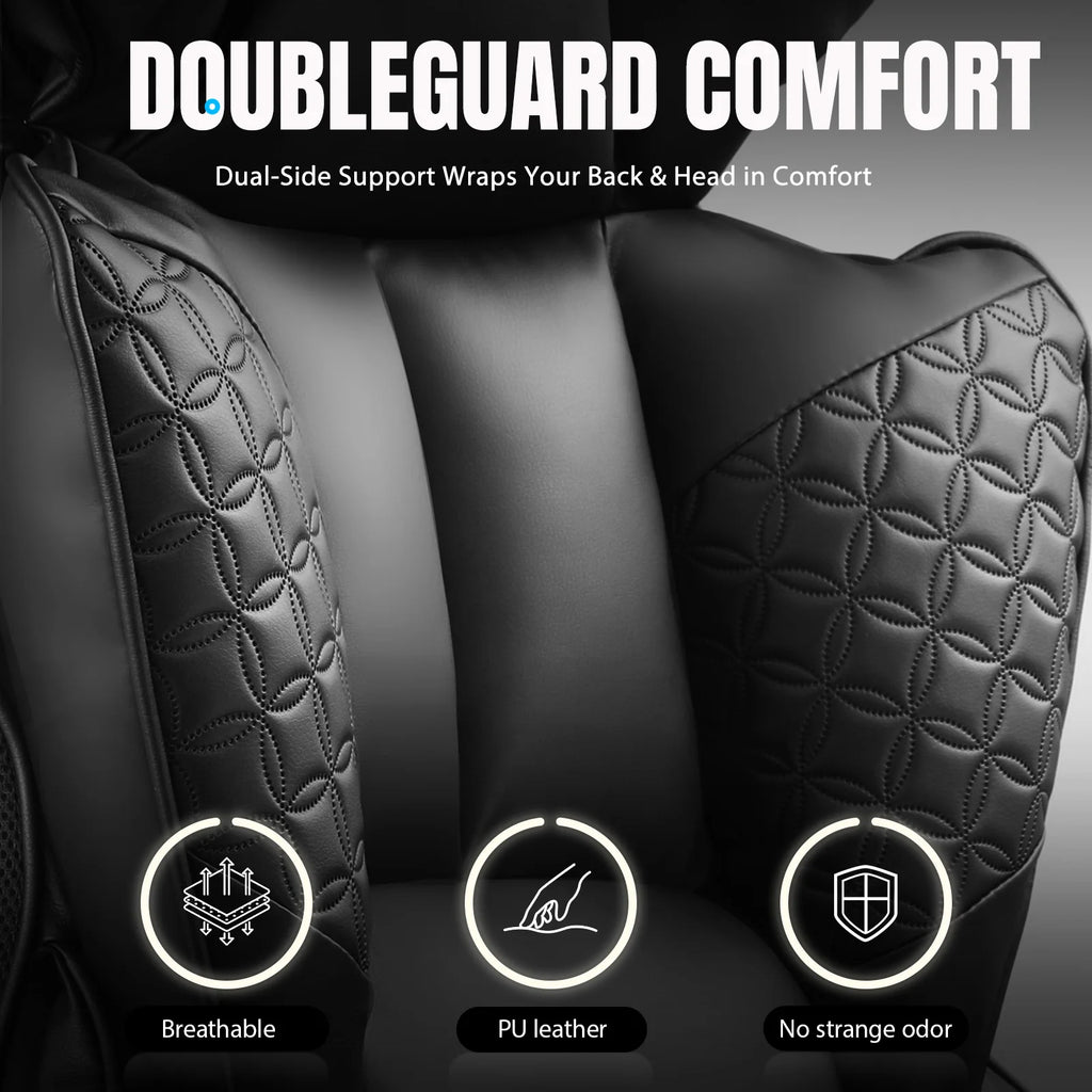Ergonomic Leather High Back Office Chair with Footrest