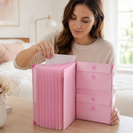 Roselle Document Organizer Paper Accordion File With Tabs