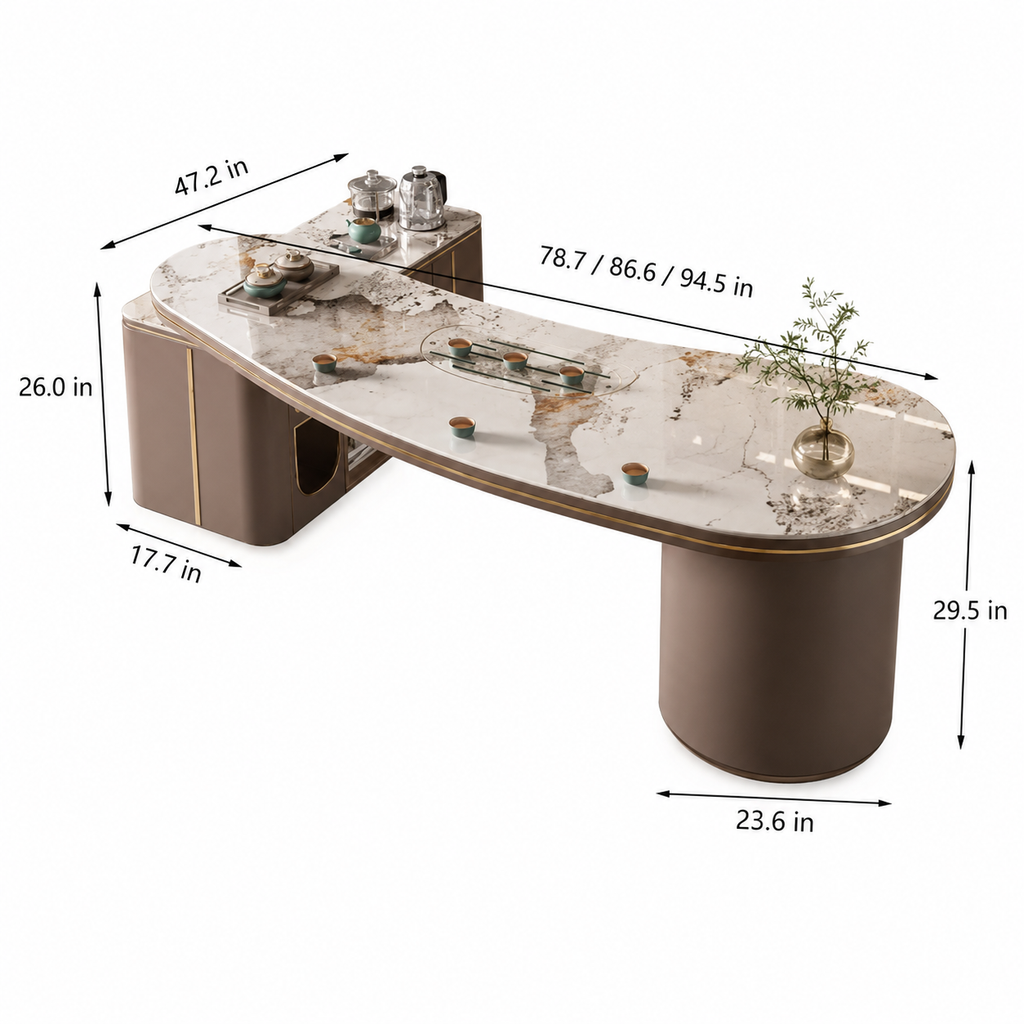 Modern L-Shaped Office Desk with Storage Drawers