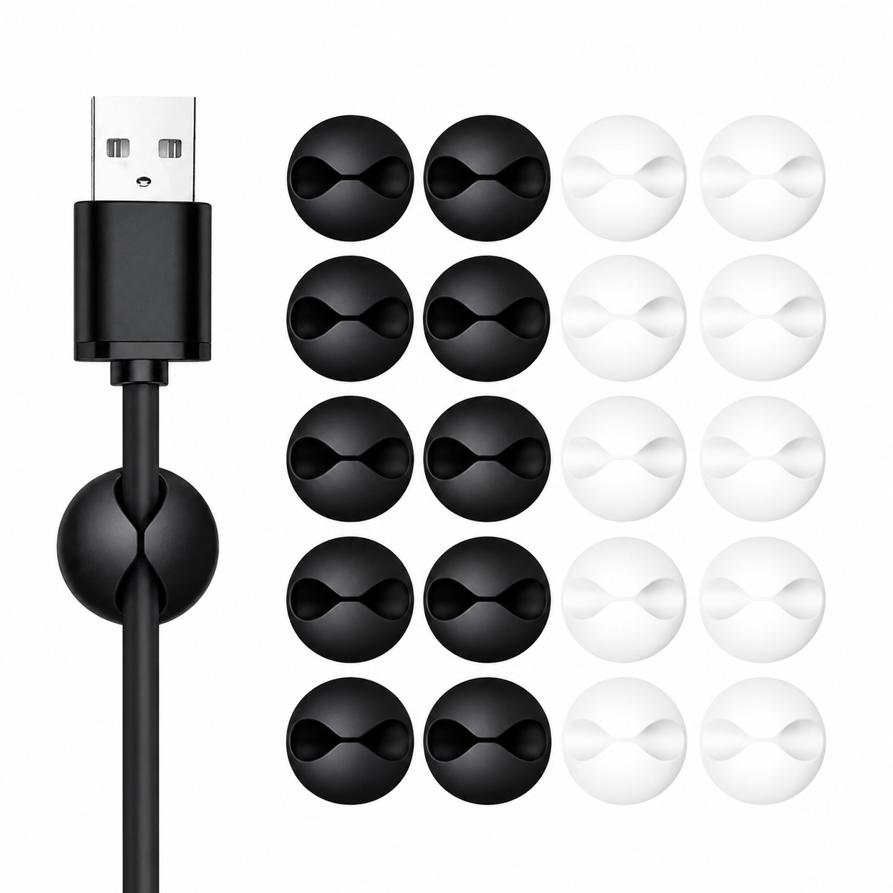 5/50pcs Mini Cable Winder Organizer Usb Charging Cable