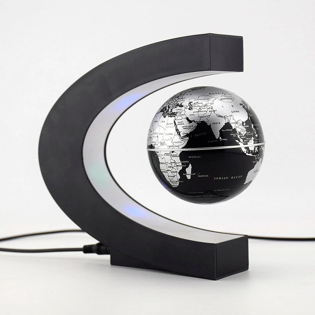 Magnetic Floating Globe LED Lamp - Unique Home Decor