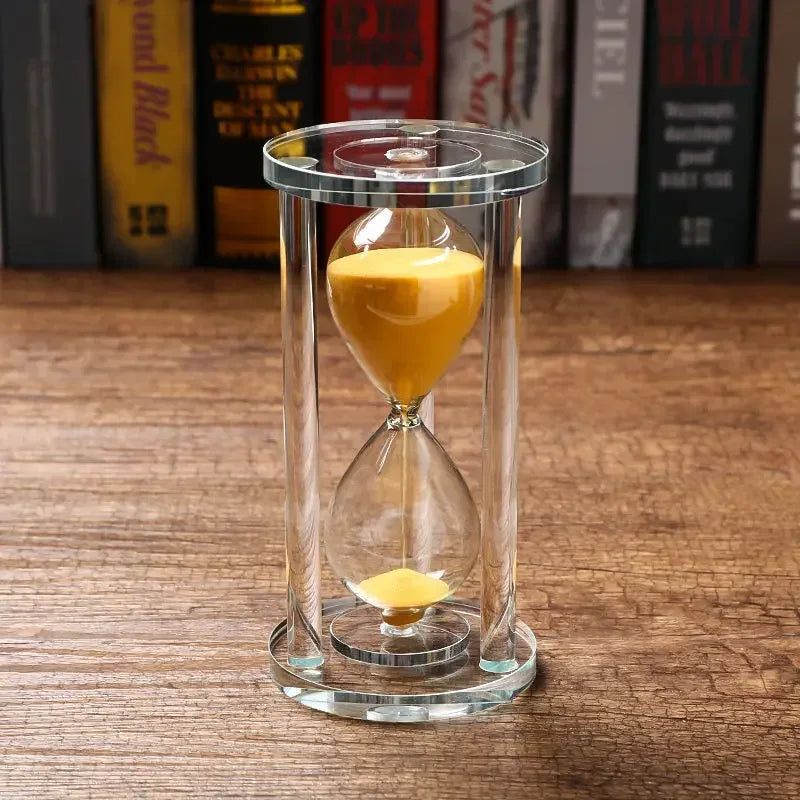 Modern Crystal Hourglass Sand Timer - 15/30 Minutes