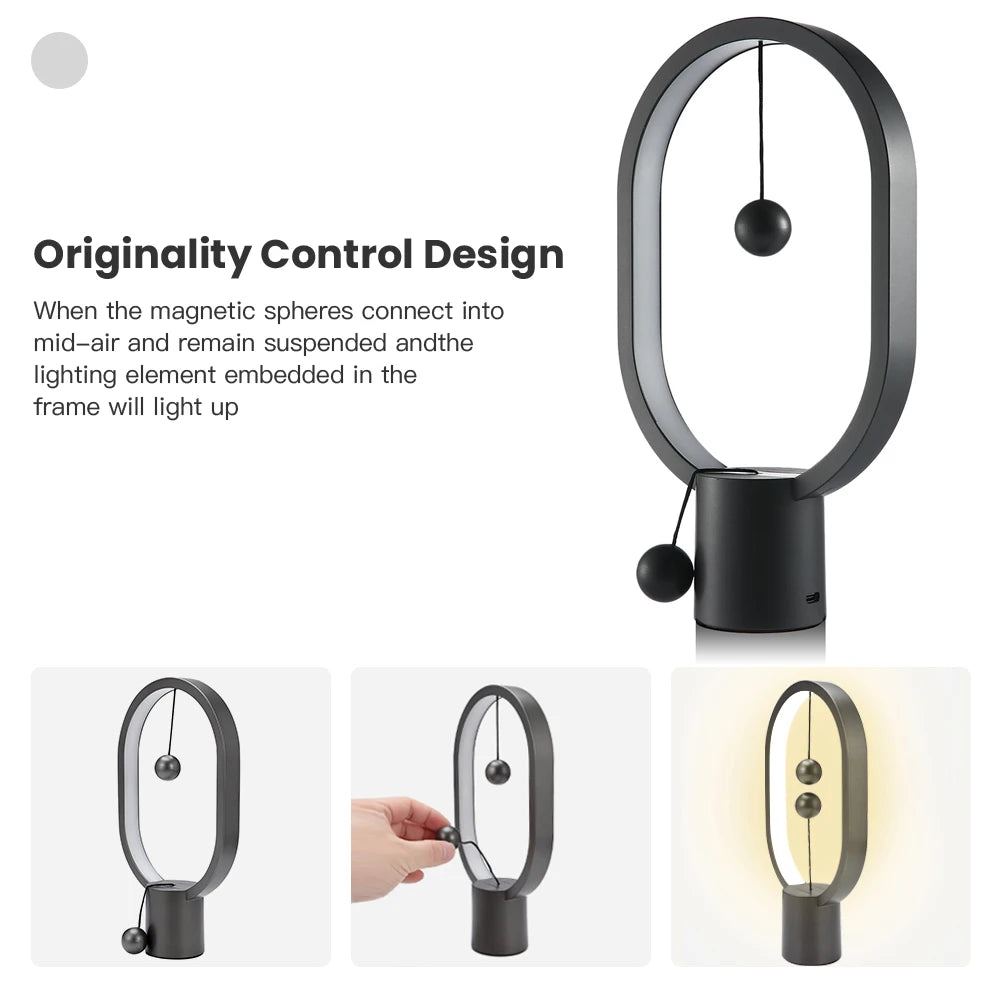 LED Mini Balance Light - Magnetic Touch Control Lamp
