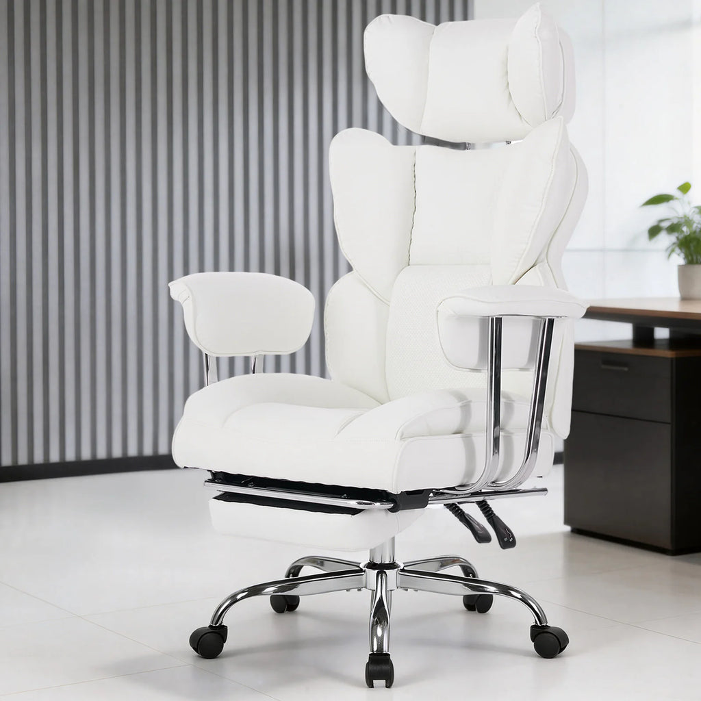 JHK Ergonomic Reclining Office Chair with Footrest
