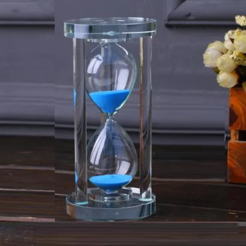 Modern Crystal Hourglass Sand Timer - 15/30 Minutes