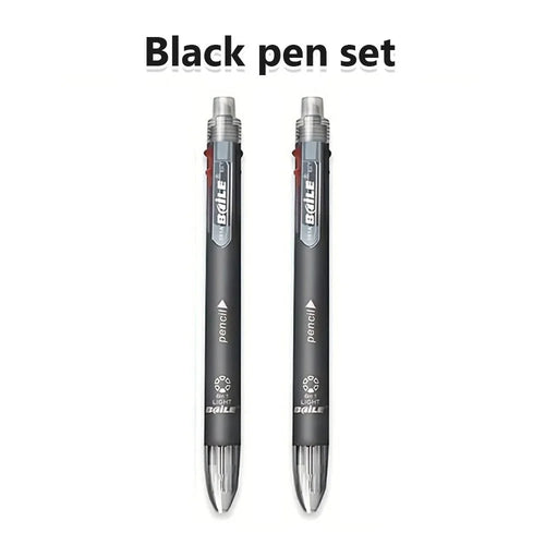 2pcs/set 6 In 1 Ballpoint Pens 5 Colors