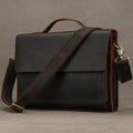 Luufan Crazy Horse Leather 14-Inch Laptop Briefcase - product view 1