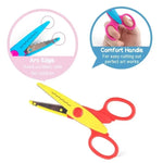 Wavy Pattern Scissors Paper Cutter 6 Piece Decorative Set