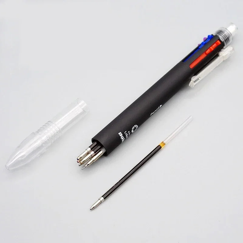 2pcs/set 6 In 1 Ballpoint Pens 5 Colors