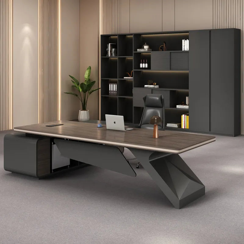 Minimalist Executive Office Desk for Organized Workspaces