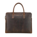 Heritage Leather 14-Inch Laptop Briefcase - product view 1