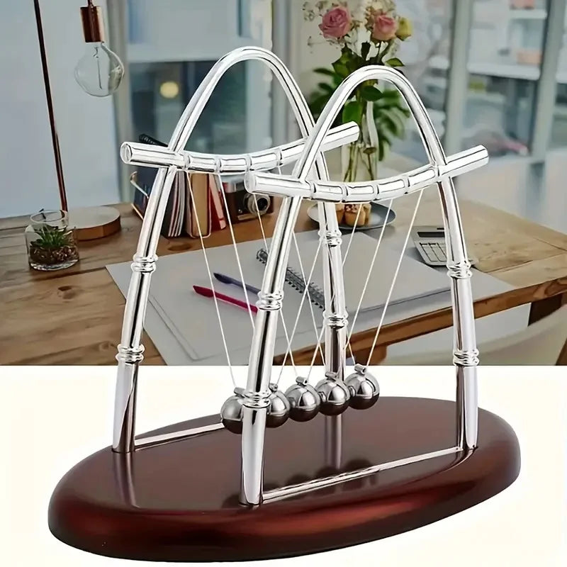 Newton Cradle Balance Steel Balls - Perpetual Motion Desk Toy