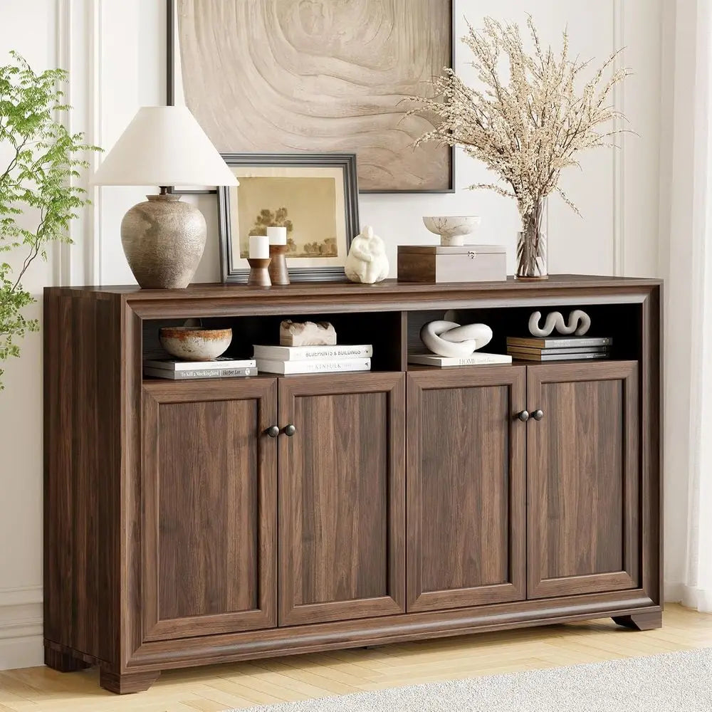 60 Inch Modern Sideboard Buffet Cabinet with Storage