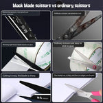 High Hardness Black Blade Scissors Anti Rust Anti Office Shears