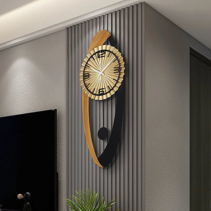 Modern Vertical Quartz Wall Clock for Home and Office