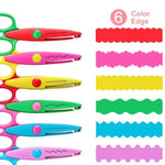 Wavy Pattern Scissors Paper Cutter 6 Piece Decorative Set