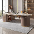 Modern L-Shaped Office Desk with Storage Drawers