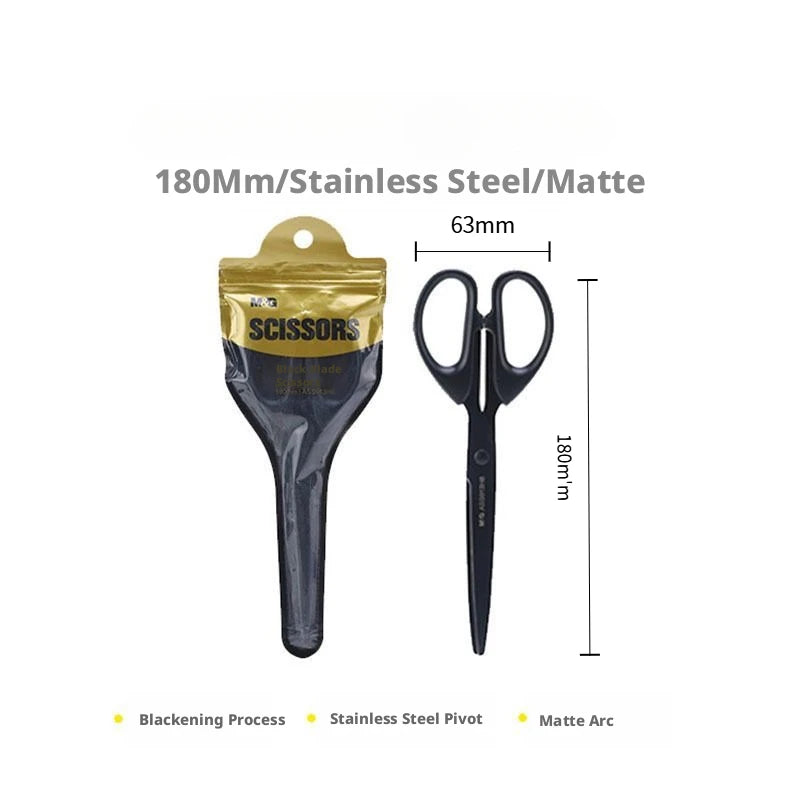 High Hardness Black Blade Scissors Anti Rust Anti