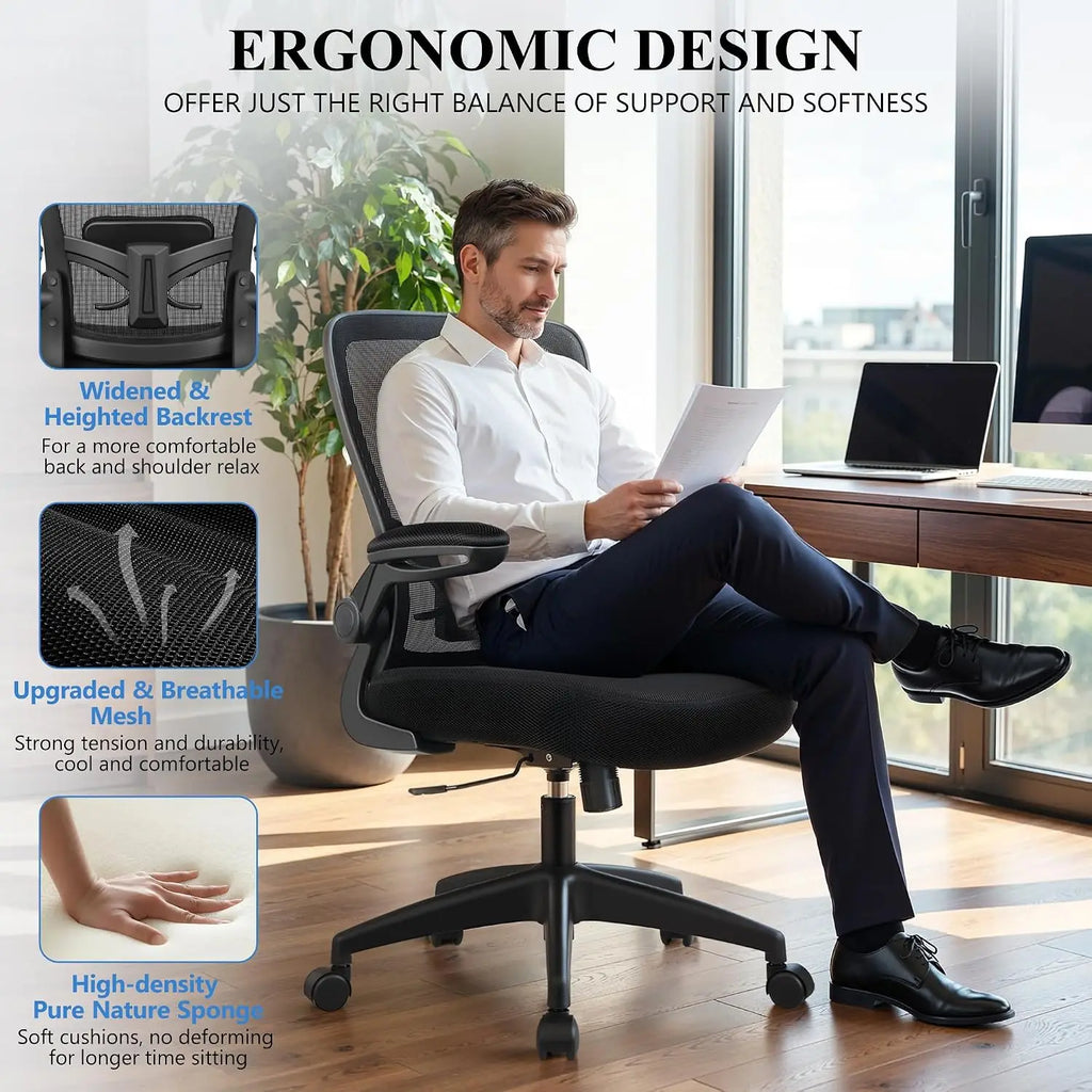 Ergonomic High Back Mesh Office Chair with Lumbar Support