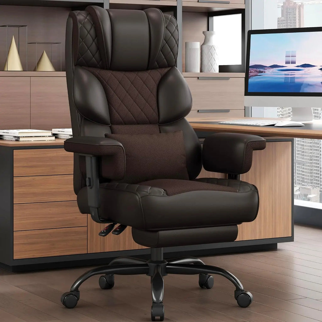 Ergonomic High Back Chair with Adjustable Features