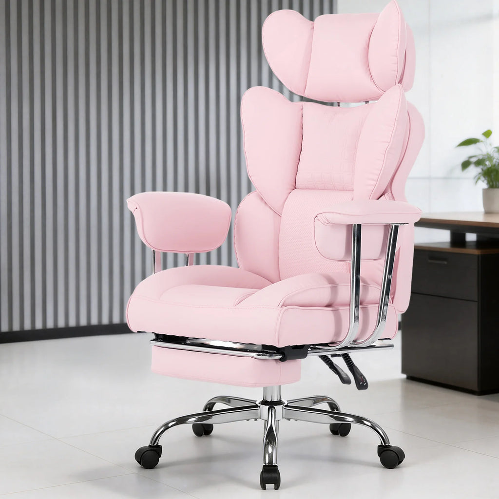 JHK Ergonomic Reclining Office Chair with Footrest