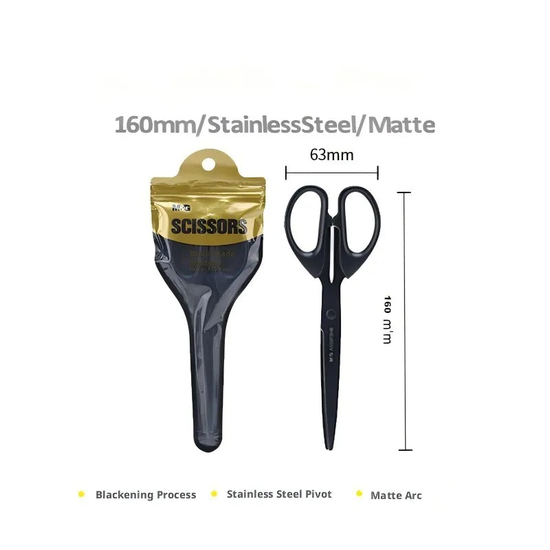 High Hardness Black Blade Scissors Anti Rust Anti