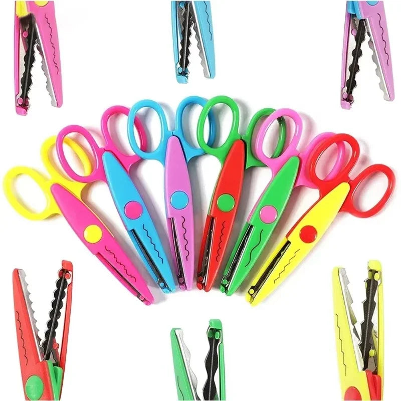 Wavy Pattern Scissors Paper Cutter 6 Piece Decorative Set