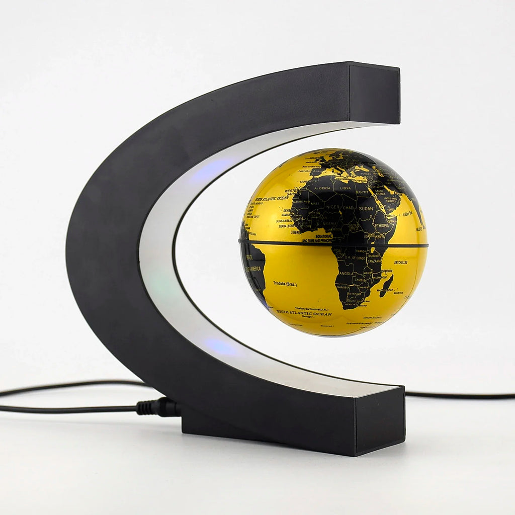 Magnetic Floating Globe LED Lamp - Unique Home Decor