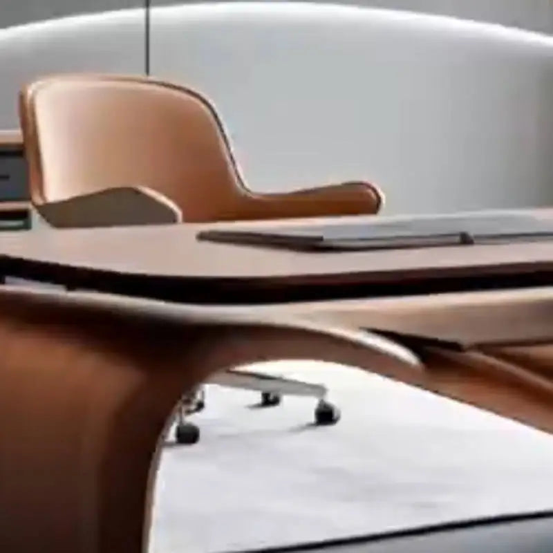 Eco-Friendly Modern L-Shaped Executive Office Desk