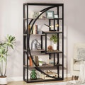 Industrial 5-Tier Etagere Bookcase