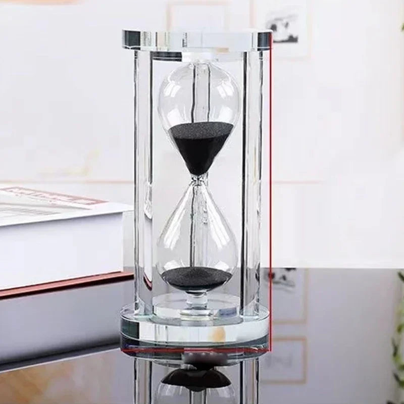 Modern Crystal Hourglass Sand Timer - 15/30 Minutes