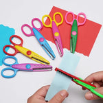 Wavy Pattern Scissors Paper Cutter 6 Piece Decorative Set