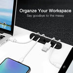 Silicone Usb Cable Organizer Usb Charging Cable Winder