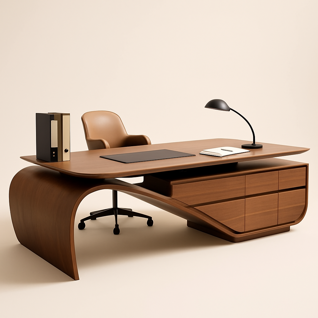 *Custom Office Modern L-shaped Desk  Eco-friendly Durable Executive Office Desk With a Premium Feel cover image