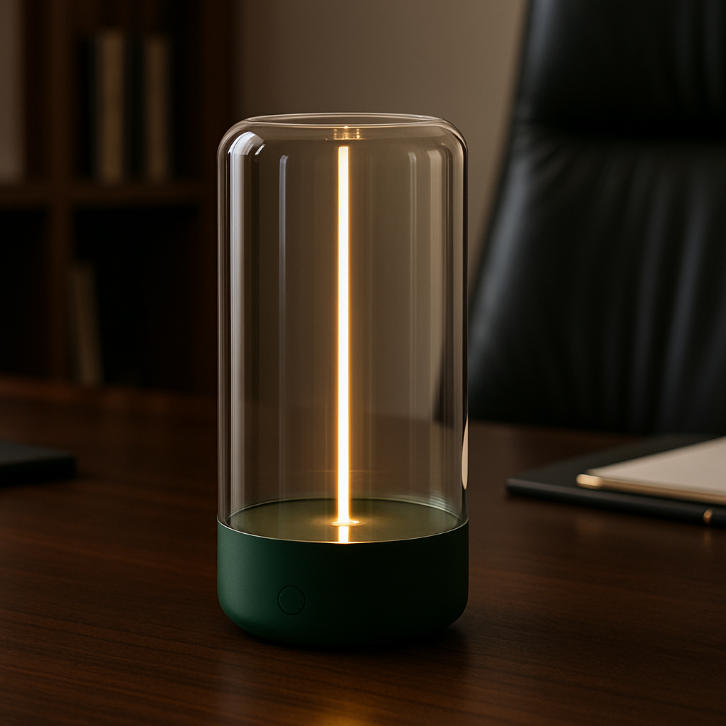 AUGE Minimalist Desk Lamp Magnetic LED Cordless Rechargeable Modern Nightstand Lights for Gaming Room Home Office Bedroom Bar lifestyle image