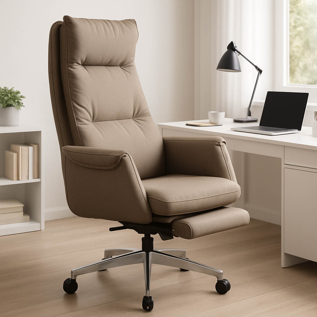 Simple Modern Light High End Leadership Office Desk And Chair File Cabinet Combination Executive L Shape Large Luxury Boss Table lifestyle image