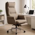 Simple Modern Light High End Leadership Office Desk And Chair File Cabinet Combination Executive L Shape Large Luxury Boss Table lifestyle image